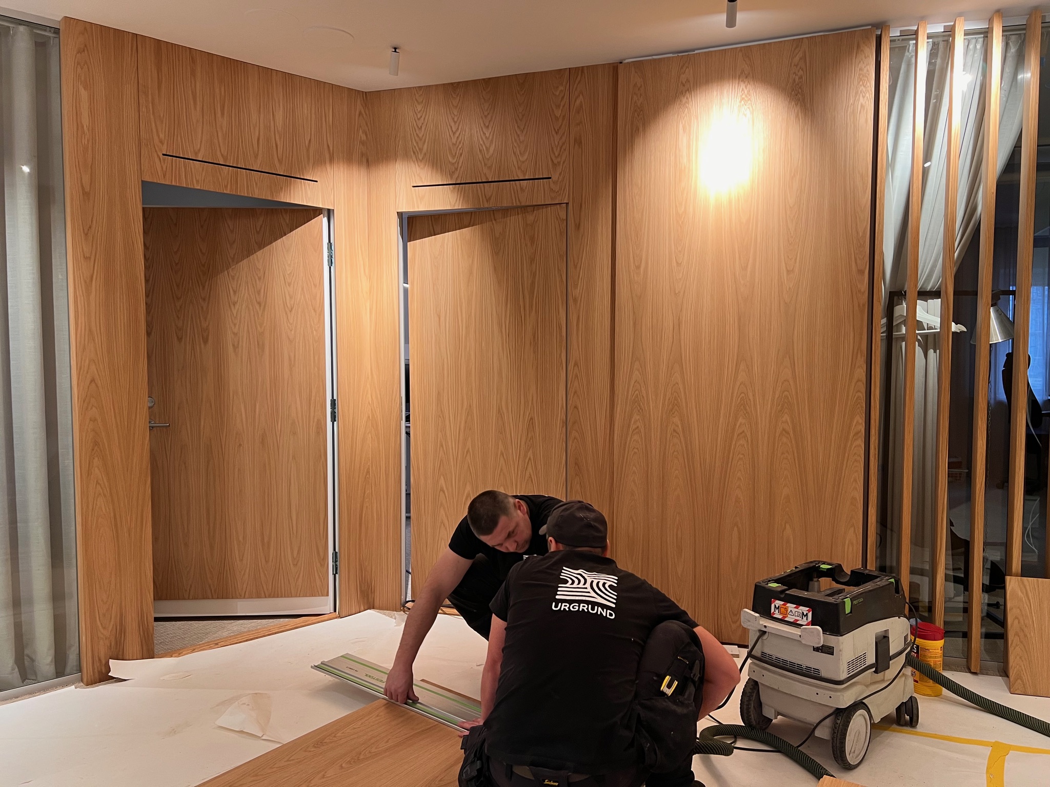 Genomarbetad detalj i ett projekt utfört av Urgrund